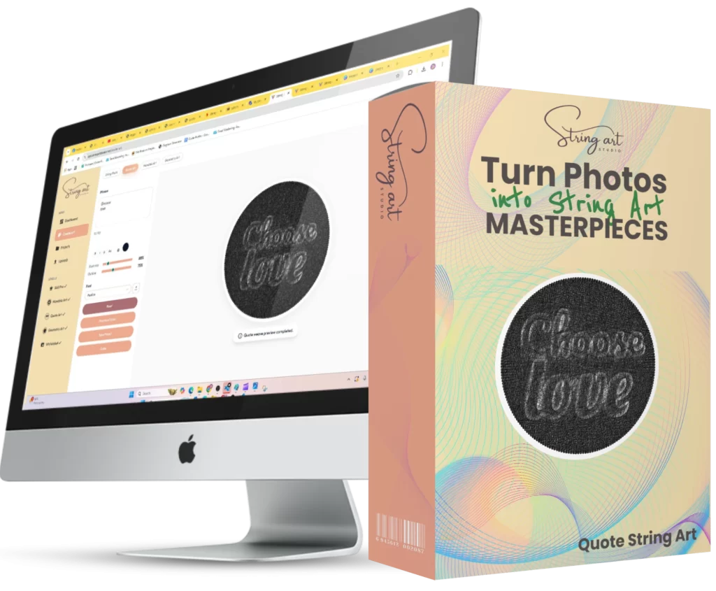 Quote String Art Product box